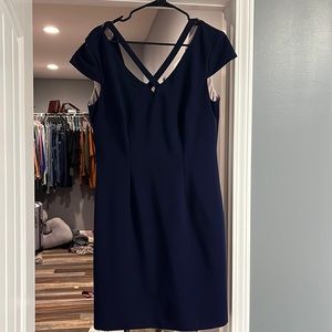 Navy blue dress